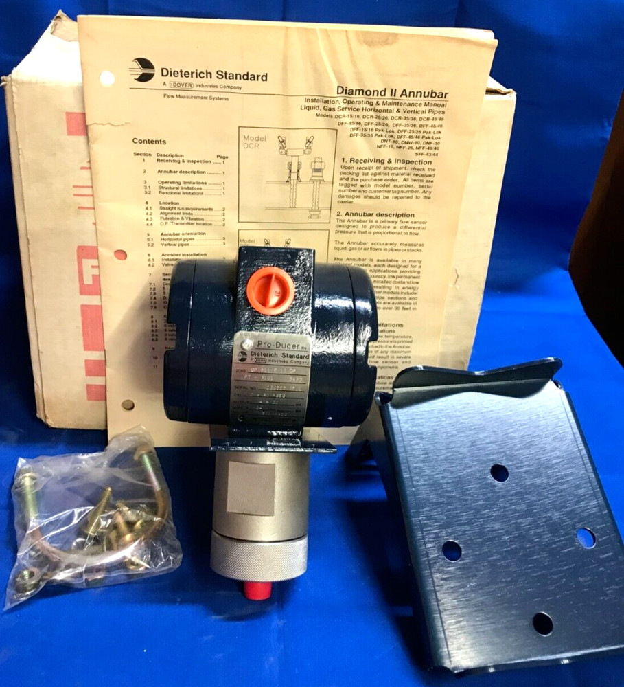 DIETERICH STANDARD PRESSURE TRANSMITTER P/N: GP011E12GP 24VDC 500 PSI