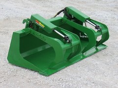 66″ Compact Tractor Solid Bottom Bucket Grapple Fits John Deere Tractor Loader