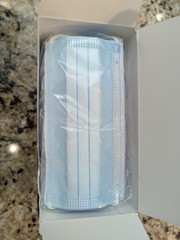 Walgreens Ear Loop Face Mask Adult Size Blue 50 count