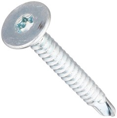 50 Count Steel Self-Drilling Screws with Wafer Head and Star Drive – 1.5″ Length