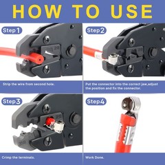 Haisstronica Crimping Tool for Spark Plug Ignition Wire,8.5mm 8-8.5mm², Blue