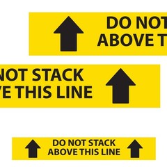 3″ X 200′ DO NOT STACK ABOVE. NADCO Vinyl Adhesive Tape – Aisle Marking 3x200ft,