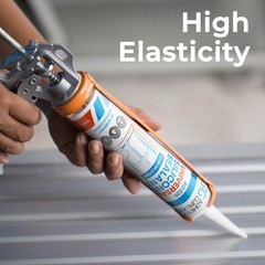 Adhesive Guru All Purpose Clear Silicone Sealant Waterproof (12 x 10.15 fl.oz…