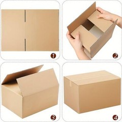 Small Item Mailing Shipping Boxes, 5.7×3.3×4.1inches, Single Wall, 32lb/sq Inch,