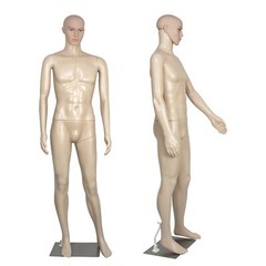 72″ Adjustable Male Mannequin Full Body Dress Form Life-Size for Clothing Shop