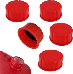 Upgrade Your Fuel System – 5 Pack Gas Can Cap Replacement for 1-5 Gallon Tanks