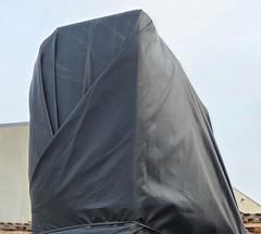 Super Light 14 Oz Steel Tarp 20×18 – Black