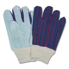 MCR Safety 1040 Leather Palm Glove – Larger Gray/White (1-DZ) New