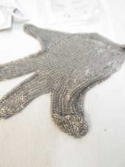 Franklin Stainless Steel Reversible Chain Mail Protective Glove Size Small
