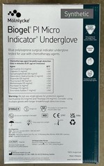 Molnlycke 48960 Biogel PI Micro Indicator Underglove Gloves 50 Count Size 6