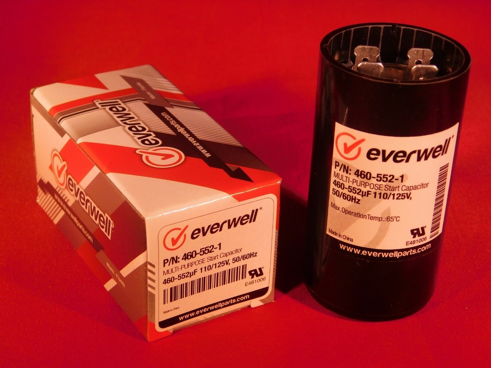 460 – 552 MFD 110-125 vac Electric Motor Start Capacitor uf HVAC volts FREE SHIP