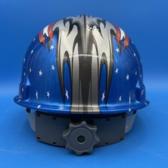 Jackson Type 1 Hard Hat Eagle Stars and Stripes Safety adjustable NEW