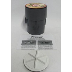 Oatey True Set Adjustable PVC In Floor Drain TP432N 4″ w/5″ Round NI BR STR RG