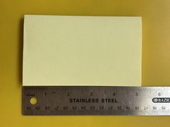 1 Post it Note 3×5 Inch Super S Pads (100 Per Pack)