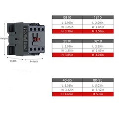 GEYA 18/25/32 A AC Industrial Magnetic Contactor Coil 110/120V 3Pole 3NO 50/60Hz