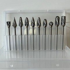 20Pcs Dental Burs Acrylic Polisher Drills Burrs Tungsten Carbide Steel 2.35*6mm