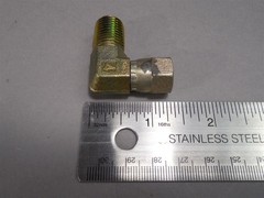 5pc 1/4″ Male NPT Pipe x 1/4″ Female JIC/AN -4 37° Swivel 90° Elbow Carbon Steel