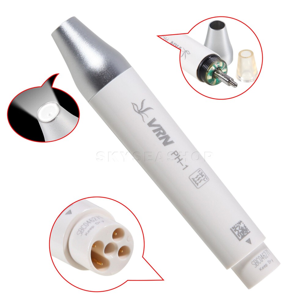 1-10 Dent Ultrasonic Piezo Scaler LED Handpiece PH-1 For SKYSEA/EMS tips