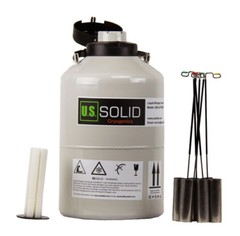 U.S. Solid 6L Cryogenic Container Liquid Nitrogen LN2 Tank