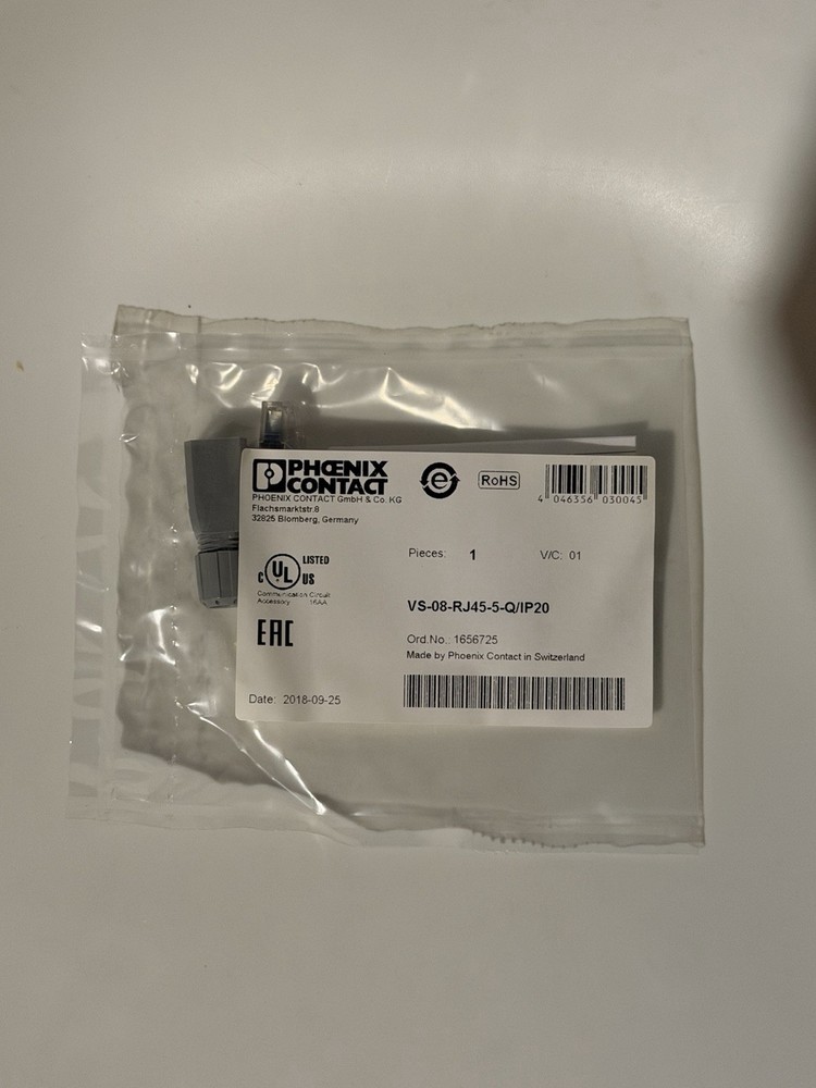 Phoenix Contact VS-08-RJ45-5-Q/IP20 – Connector (Brand New Factory Seal .