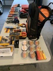 NEW Electrician Starter Kit Fluke 381 Fluke 177 Milwaukee M18 Klein Tools