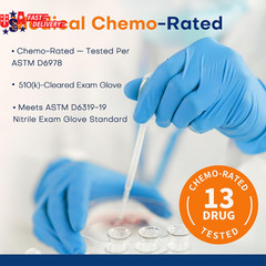 Medical Soft Max™ Nitrile Exam Gloves, 100 Count Latex-Free Powder-Free Non-Ster