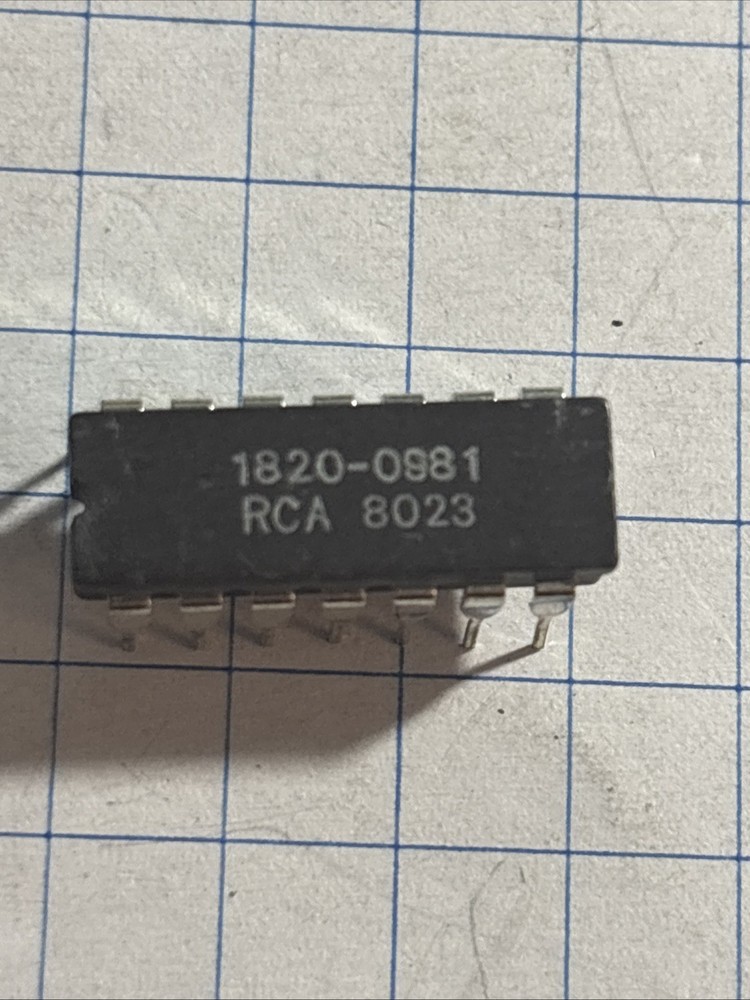RCA HP 1820-0981 CD4016 Quad Bilateral Switch IC Chip @ICW