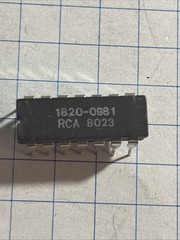 RCA HP 1820-0981 CD4016 Quad Bilateral Switch IC Chip @ICW