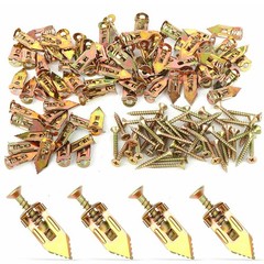 50PCS Self Drilling Drywall Anchors Screws Hollow Wall Anchor Expansion Kit