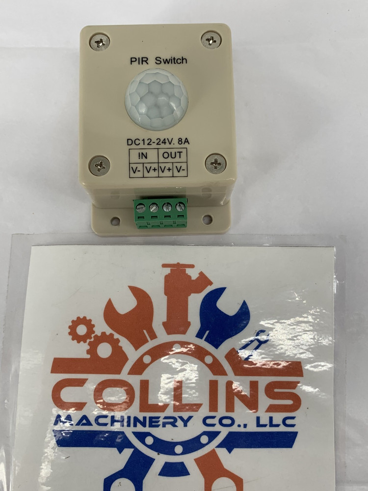 LP1R-8A 12VDC Passive Infrared (PIR) Motion Sensor Switch DC12-24VAC 8A Load