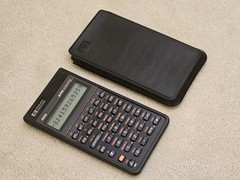 HP Hewlett Packard 32S RPN Scientific Calculator, case, made in USA, works great