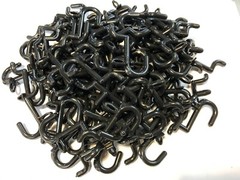 Plastic Pegboard Hooks Lowercase j-Hooks for peg boards 100 pieces MADE IN USA
