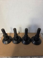 Set of 4 Machine Leveling Feet M20-2.5×4.8 tall 3″ OD. Pad