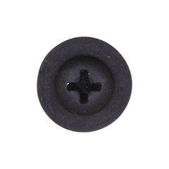 100 Pcs Phillips Round Washer Head Trim Tapping Screw 8 x 1/2 Black Phosphate