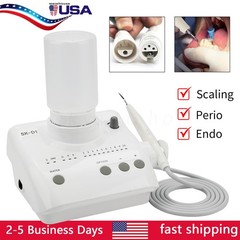 SK-D Dental Ultrasonic Scaler with 2 Water Bottles + 5 Tips DTE Free shipping