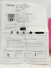 Cyberdata 011216F/021534C1 SIP Office Ringer SIP Compliant 011216