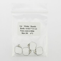 Dental Orthodontic Roth 022 1st Molar Buccal Tube Prewelded Bands 29-43+ Single