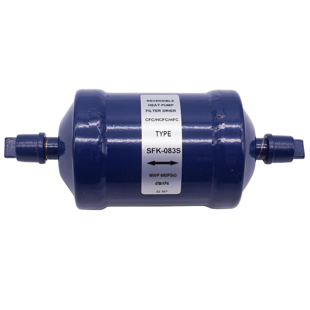 Bi Flow Filter Drier for Heat Pump,3/8″ SAE Sweat Liquid Line Filter Drier SFK-0