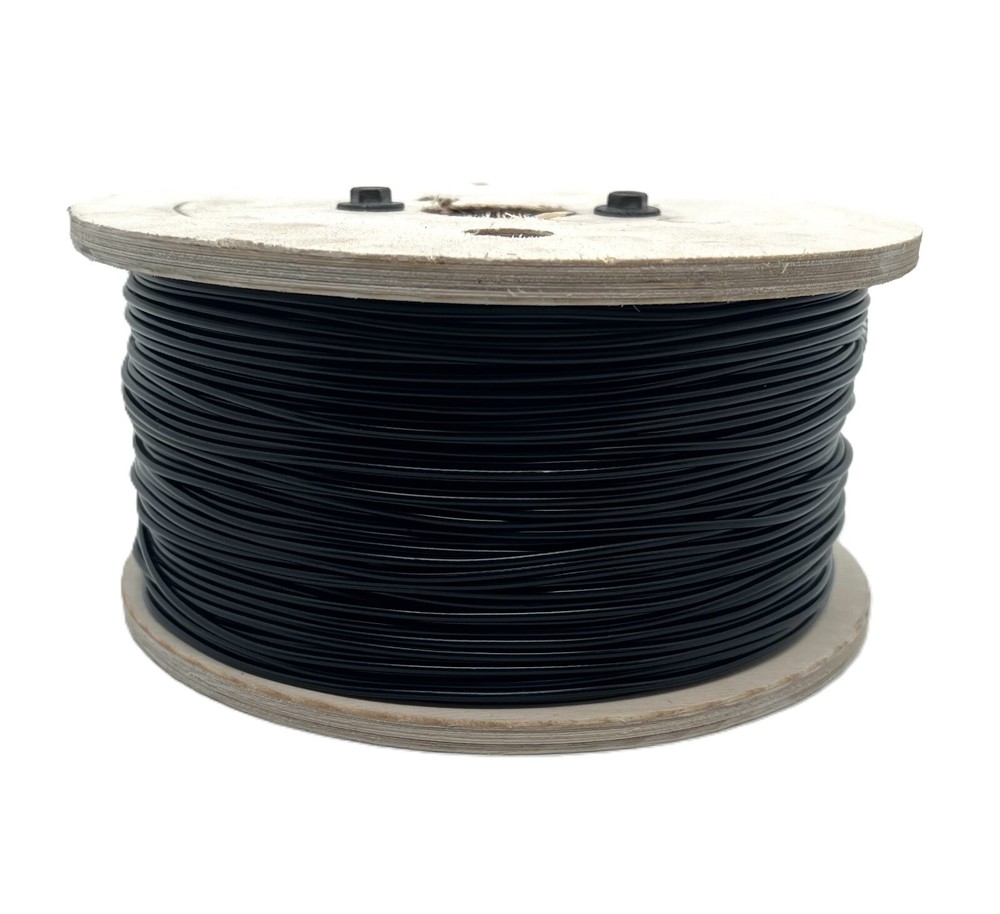 Black Vinyl Coated Wire Rope Cable,1/16 – 3/32, 7×7, (1000 ft Reel)