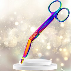 1EA LISTER BANDAGE SCISSORS 5.5″ RAINBOW COLOR PREMIUM ENT INSTRUMENTS MEDICAL