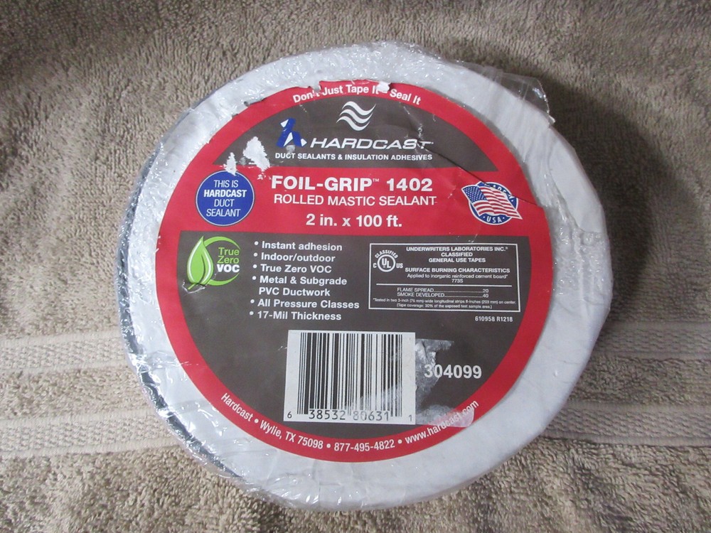 Foil-Grip 1402 Mastic Duct Sealant 2″ X 100′