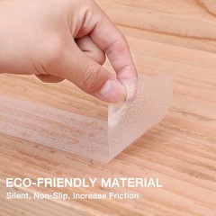 SafetyPro 2in X 50ft Strong Clear Anti Slip Tape Transparent Non-Slip Grip Tapes