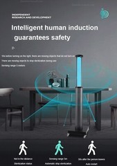 Mobile ultraviolet disinfection steriliser automatic telescopic