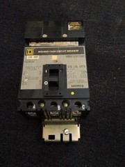 Square D FA34100 100A 3 Pole 480V I-Line Molded Case Circuit Breaker 100 Amp