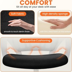 Ergonomic Mesh Chair with 360° Swivel & Height Adjustment for Any Room