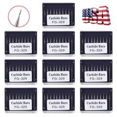 Dental Carbide Burs Tungsten Bur FG # 329 Pear Shape for High Speed Handpiece ty
