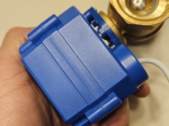 U.S. Solid Motorized Ball Valve 1in Standard Port Brass 9-24V NC Auto Return Ope