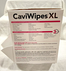Metrex CaviWipes XL Disinfecting Wipes 50 Count Canister Hospital Medical New