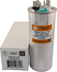 35+5 uF ±6% 370V/440VAC Dual Round Capacitor Carrier Lennox Goodman Genteq Trane