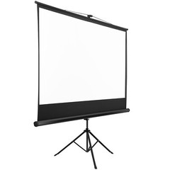 Projector Screen and Stand 84″ Indoor Outdoor 16:9 4K HD with Carry Bag Black